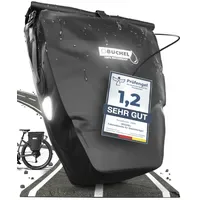 Büchel Fahrradtasche Gepäckträgertasche schwarz