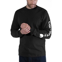 CARHARTT Logo Langarm-t-shirt - Black - L
