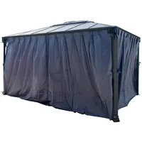 CANOPIA Vorhang-Set für Pavillon Martinique 1 Stück 4,20 x
