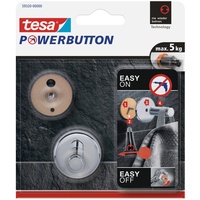 Tesa Powerbutton Haken Universal chrom