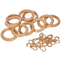 GARDINIA Ringe zu Stilprogramm Lugano, Ø 28 mm, natur,