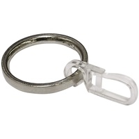 GARDINIA Ringe zu Stilprogramm Vancouver, Ø 16/19 mm, edelstahl-optik,