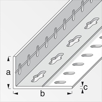 Alfer Winkel 1 m, 35.5 x 65.6 mm Aluminium