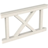 SKANHOLZ SKAN Holz Brüstung Andreaskreuz 150 x 84 cm,