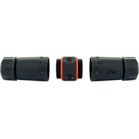 Schwaiger Netzwerkverbinder CAT 6A Outdoor Schwarz