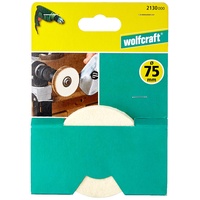 WOLFCRAFT Polierfilzscheibe 75 mm
