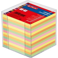Herlitz 1600253 9x9x9cm transparent +650Bl. farbig