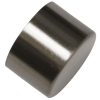 GARDINIA Endkappe Windsor, edelstahloptik edelstahloptik, Ø 25 mm