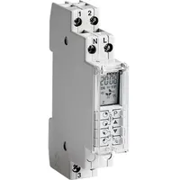 WALLAIR 1IO1070 Zeitschaltuhr digital Tagesprogramm 3500 W IP40 Gangreserve,