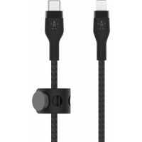Belkin BoostCharge Pro Flex Lightning/USB-C 15W 1m Schwarz