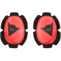 Dainese Pista Knieschleifer - Neon-Rot/Schwarz