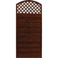 Andrewex Sichtschutzzaun Element 90 x 180 cm Braun/Holz