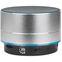 Manhattan Metallic LED Speaker silber