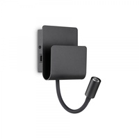 Ideal Lux LED Wandleuchte mit Schalter und USB CRI