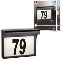 Paulmann Solar Hausnummernleuchte Dayton II Schwarz