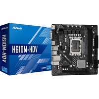 ASRock H610M-HDV (LGA 1700, Intel H610, mATX), Mainboard