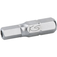 KS Tools 1/4" Bit Innensechskant,Bohrung,25mm,2,5mm,5er Pack