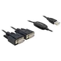 DeLock USB 2.0 > 2 x Seriell - Kabel