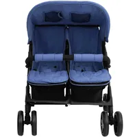 VidaXL Geschwisterwagen marineblau 10344