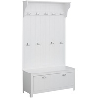 Home Affaire Kompaktgarderobe »Mille«, aus Massivholz, Breite 100 cm