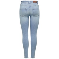 Only ONLBLUSH Mittlere Taille Skinny Fit Jeans aus Baumwoll-Mix