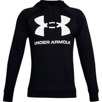 Under Armour Rival Fleece Big Logo Hoodie (Sale) black,