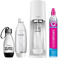 Sodastream Terra white + PET-Flasche 0,5 l + 2