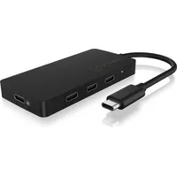 RaidSonic ICY BOX IB-HUB1429-CPD USB-Hubs - Black