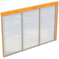 SKANHOLZ Seitenwand 305 x 200 cm eiche hell