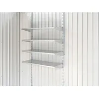 Biohort Regalböden 24,5 x 72 cm 4er Set Silber