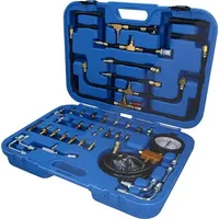 BRILLIANT TOOLS Benzindruck-Prüfer-Satz, 0 - 8 bar, 44-tlg