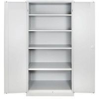 ADB Stahlschrank 40956 lichtgrau 92,0 x 42,0 x 195,0
