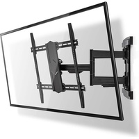 Nedis Vollbewegliche-TV-Wandhalterung 43-90" (Wand, 90", 70 kg), TV Wandhalterung,