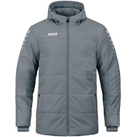Jako Team Coachjacke mit Kapuze Herren steingrau XL