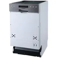 Respekta Katha GSP45TIDM Einbau-Geschirrspüler (teilintegrierbar, 448 mm breit, Edelstahl)