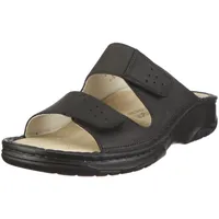 Berkemann Herren Luis Pantoletten, Schwarz Schwarz 050, 46.5 EU