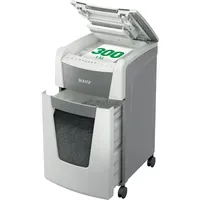 Leitz IQ Autofeed Office 300 Aktenvernichter mit Partikelschnitt P-5,