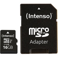 Intenso microSD UHS-I Premium 16 GB + SD-Adapter