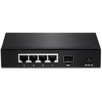 TRENDNET TEG-S Desktop Gigabit Switch, 4x RJ-45, 1x SFP