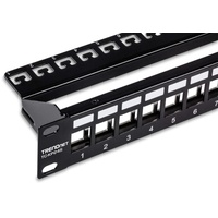 TRENDNET TC-KP24S - Patchpanel (Blindblech) - Rack montierbar -