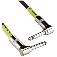 Ernie Ball 1" Angle/Angle Patch Cable 3-Pack Black (P06075)