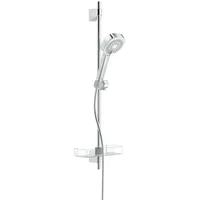 Hansa Basicjet Style Wandstangen-Brausenset, Wandmontage, 3-strahlig, 720 mm, chrom