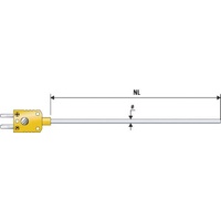 B + B THERMO-TECHNIK K625 0150-30 Tauchfühler -200 bis