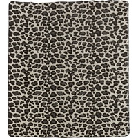 Done.® Wohndecke »Leopard«, Wohndecke mit einfassender Ziernaht im Leo-Look,