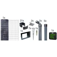 GAH Alberts Fix-Clip Pro Schweißgitter Set 0,81 x 10