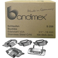 Bandimex Schlaufe V2A 9,5mm-3/8", 100 Stück