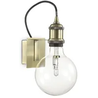 Ideal Lux Retro-Wandleuchte FRIDA, E27 max. 60W, Brüniert /