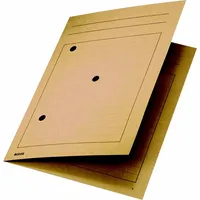 Leitz Umlaufmappe 39980011 DIN A4 3Sichtlöcher Karton chamois