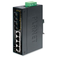 Planet ISW-621T Switch (6 Ports), Netzwerk Switch, Schwarz