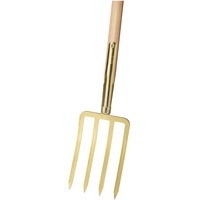 Ideal Spatengabel mit Stiel gold mit 4 Bajonettzinken